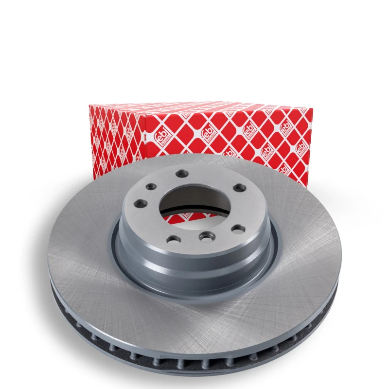 Image of FEBI BILSTEIN 18553 Brake disc Front Axle, internally vented, Coated Brake Disc (82)
