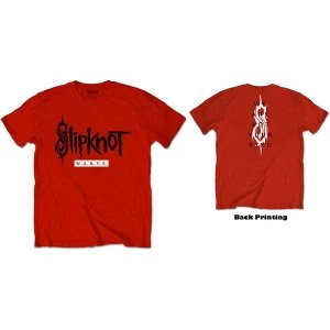 Image of Slipknot - WANYK Unisex Large T-Shirt - Red
