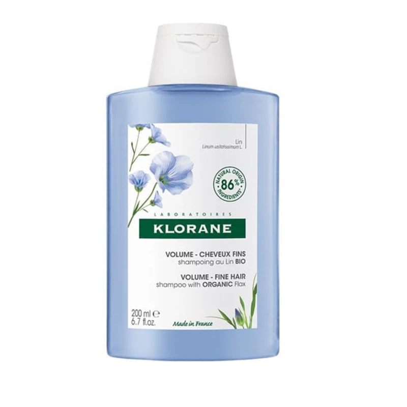 Image of Klorane Flax Fiber Volume Shampoo for Fine Hair 200ml