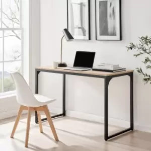 Image of Kendrick 120cm Melamine Coated Home Office Computer Desk with Black Legs