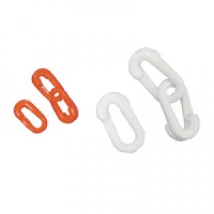 Image of Slingsby VFM Yellow Barrier System Split Connector Links 8mm Pack of 10 37143