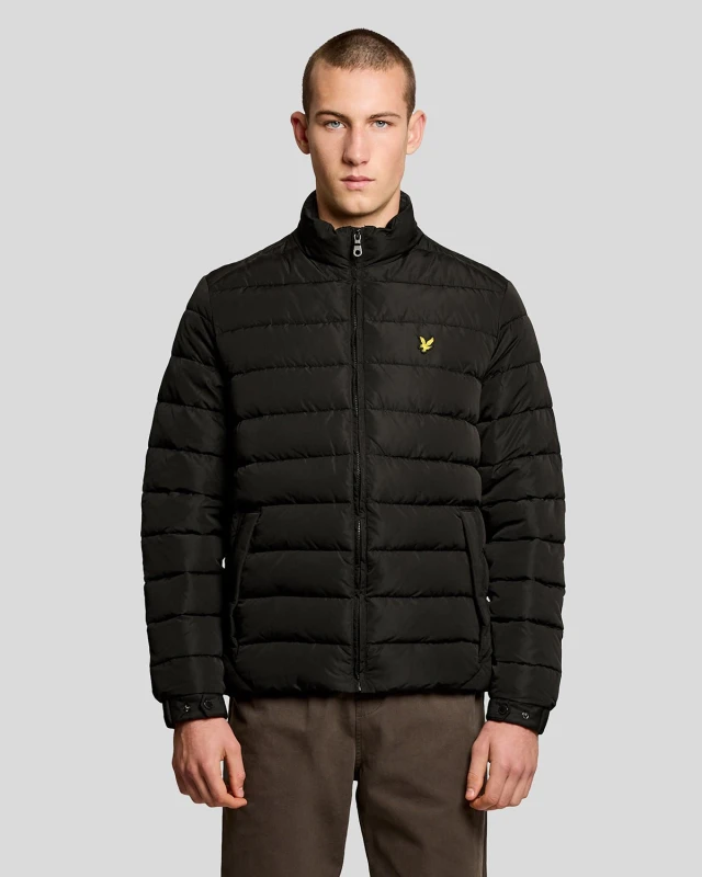 Image of Lyle & Scott Mens Quilted Jacket in Black