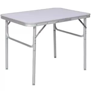 image of Tectake Camping Table Aluminium 75X55X68Cm Foldable