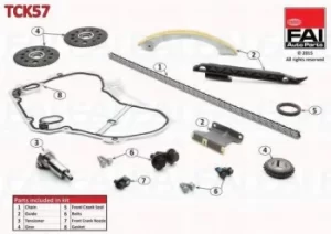 image of Timing Chain Kit FAI TCK57