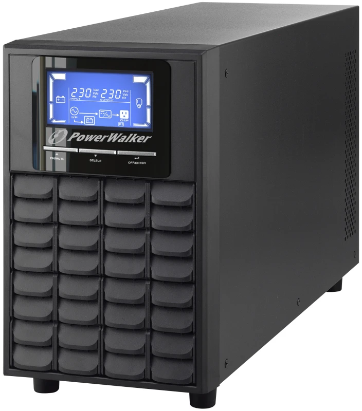 Image of PowerWalker VFI 2000C LCD uninterruptible power supply (UPS) Double-co