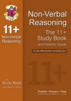 Image of 11+ Non-Verbal Reasoning Study Book and Parents Guide for the Cem Test Hardback