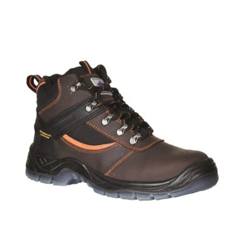 Image of Portwest Steelite S3 Mustang Safety Boots FW69BRR38 Colour: Brown
