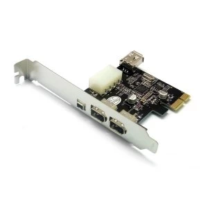 Image of Dynamode PCi Express Card 3 Port Firewire Adapter