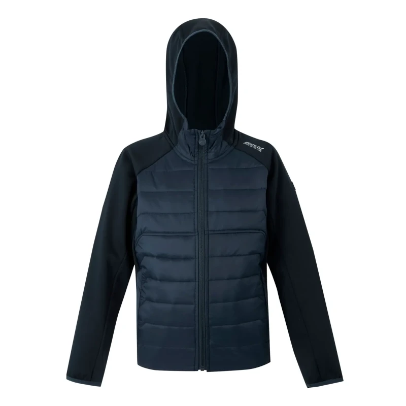 Image of Child hooded jacket Regatta Kielder IX Bleu Male 3/4 ans