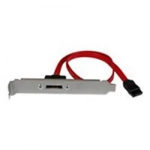 image of StarTech.com 18" 1 Port SATA to eSATA Plate Adapter