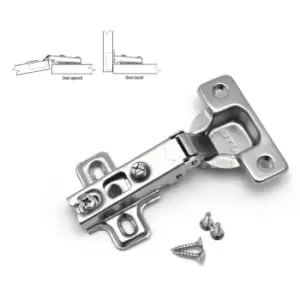 Image of GTV Full Overlay Kitchen Cabinet Door Hinge 35mm with Screws, Pack of 30