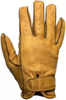 image of Helstons Hiro Summer Motorcycle Gloves, yellow, Size 3XL, yellow, Size 3XL