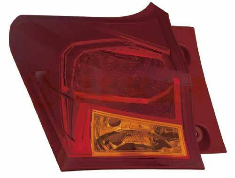 Image of ALKAR 2231034 Rear light Outer section, without bulb holder, Left, W16W Combination Rearlight (391)