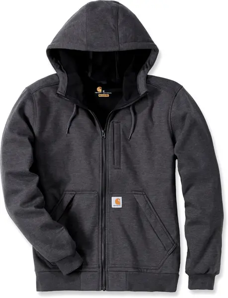Image of Carhartt Wind Fighter Zip Hoodie, grey, Size S