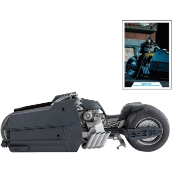 Image of DC Multiverse Vehicles - White Knight Batcycle Figure