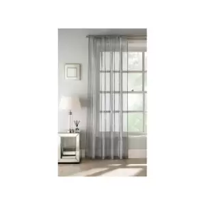 Image of Tyrone Textiles Ltd - Pandora Voile Panel 140cm x 122cm, Grey