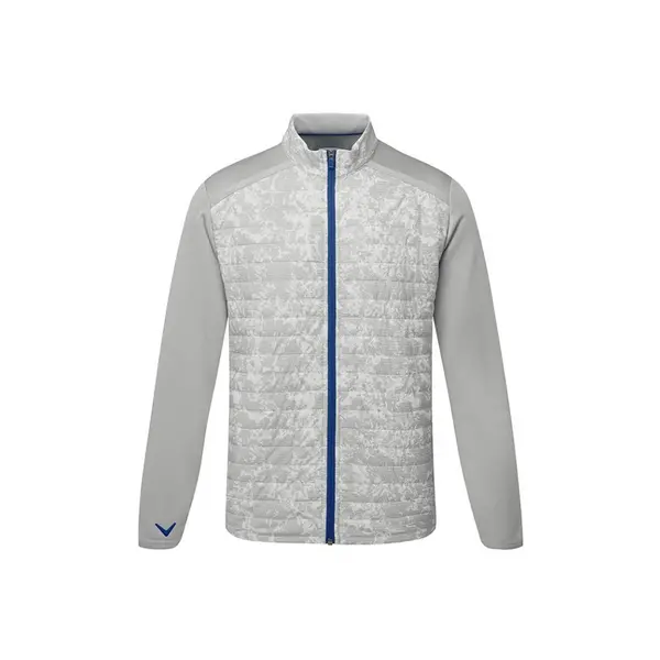 Image of Callaway ABSTRACT CAMO PRINTED MIXED MEDIA JACKET QUARRY - L