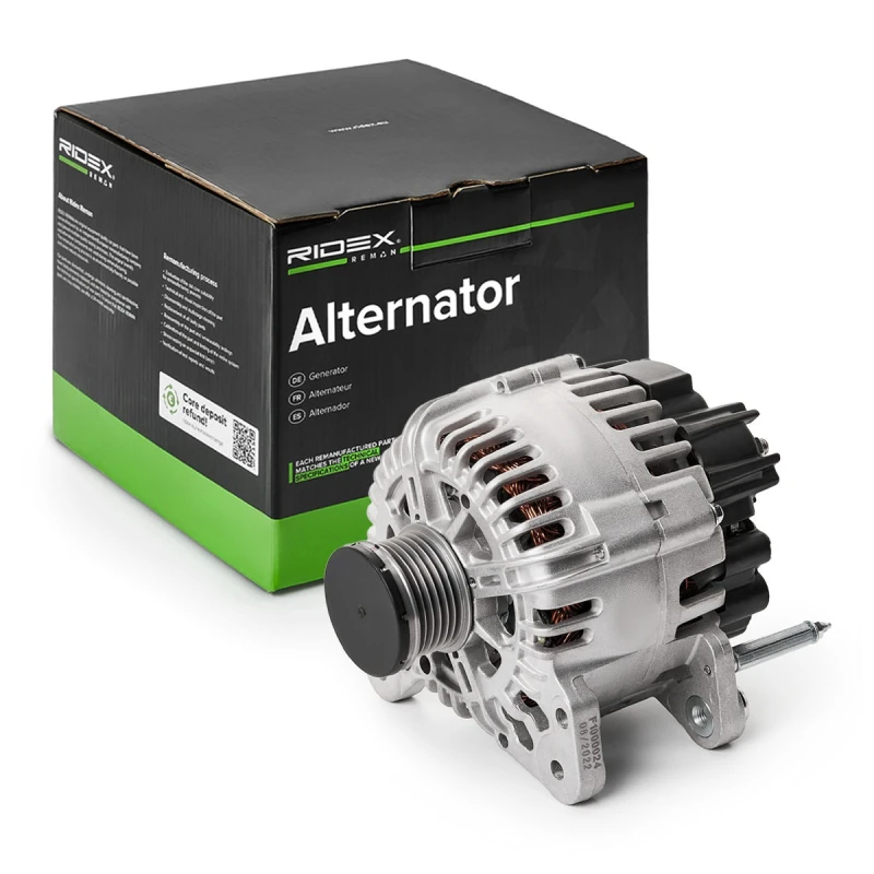Image of RIDEX REMAN 4G0802R Generator Alternator Charging Current: 110A, Voltage: 14V Alternator (4)