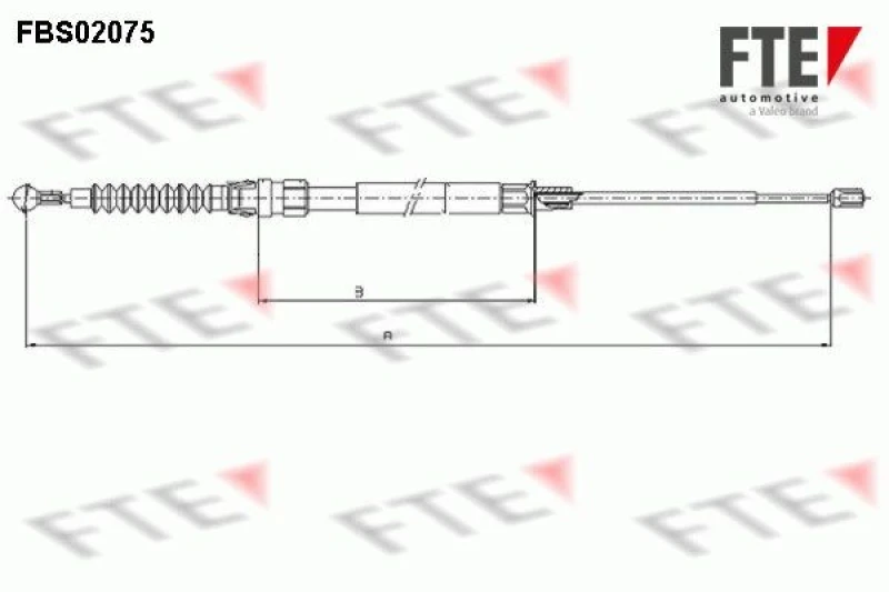 Image of Handbrake cable FTE 9250076