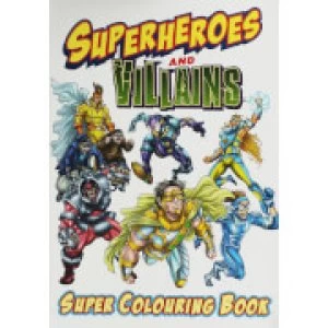 Image of Superheroes Bumper Colouring Book