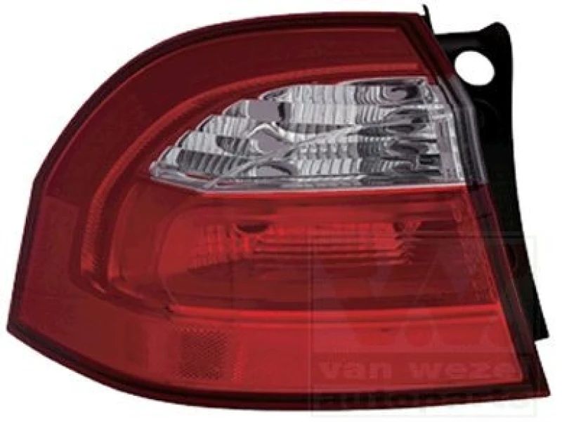 Image of VAN WEZEL 8323931 Rear light Outer section, without bulb holder, Left Combination Rearlight (391)