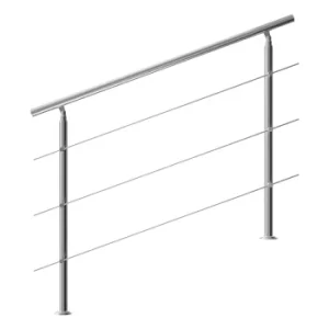 image of Banister Stainless Steel 150cm 3 Crosspieces