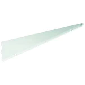 Image of Wickes Twin Slot Shelving Bracket White - 470mm