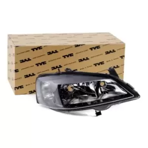 Image of TYC Headlights Right 20-5487-18-2 Headlamp,Headlight OPEL,Astra G CC (T98),Astra G Caravan (T98),ASTRA G Cabriolet (F67),Astra G Coupe (T98)