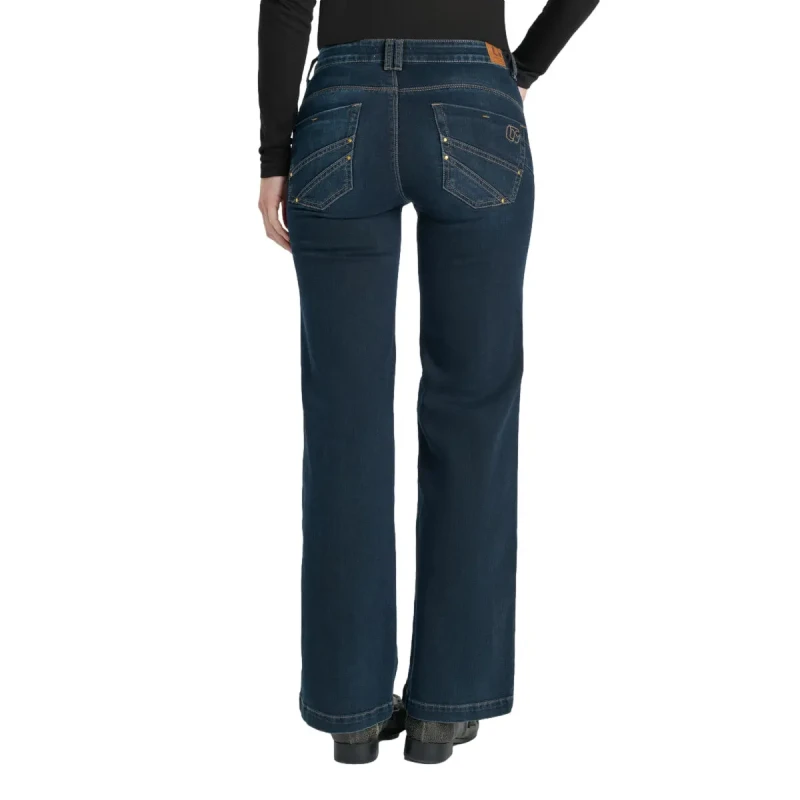 Image of Le Temps des cerises Womens Flare Jeans Le Temps des cerises Pulp High Pamo Bleu Female 44
