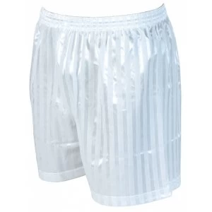 image of Precision Striped Continental Football Shorts 18-20" White