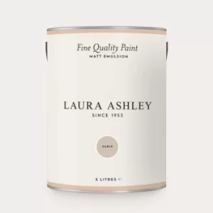 image of Laura Ashley Matt Emulsion Paint Sable 5L