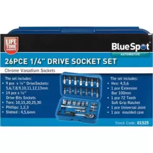 Image of 26 Piece 1/4" Drive Socket Set