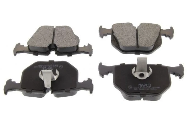 Image of MAPCO 6774 Brake pad set Rear Axle, excl. wear warning contact, with anti-squeak plate Brake Pad Set,disc brake (402)