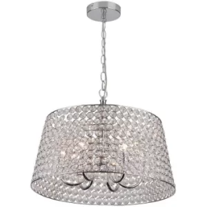 image of Linea Verdace Treasure Pendant Ceiling Light Chrome