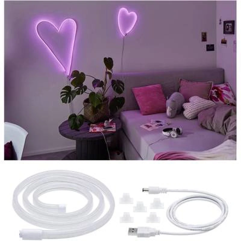 Image of Paulmann Paulmann 70561 LED strip + plug 5 V 1m 70561
