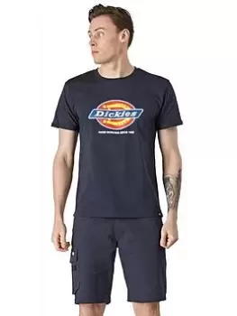 Image of Dickies Denison T-Shirt - Navy Blue, Navy Blue, Size S, Men