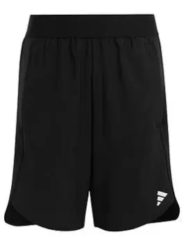 Image of adidas Training Aeroready Shorts, Silver, Size 5-6 Years