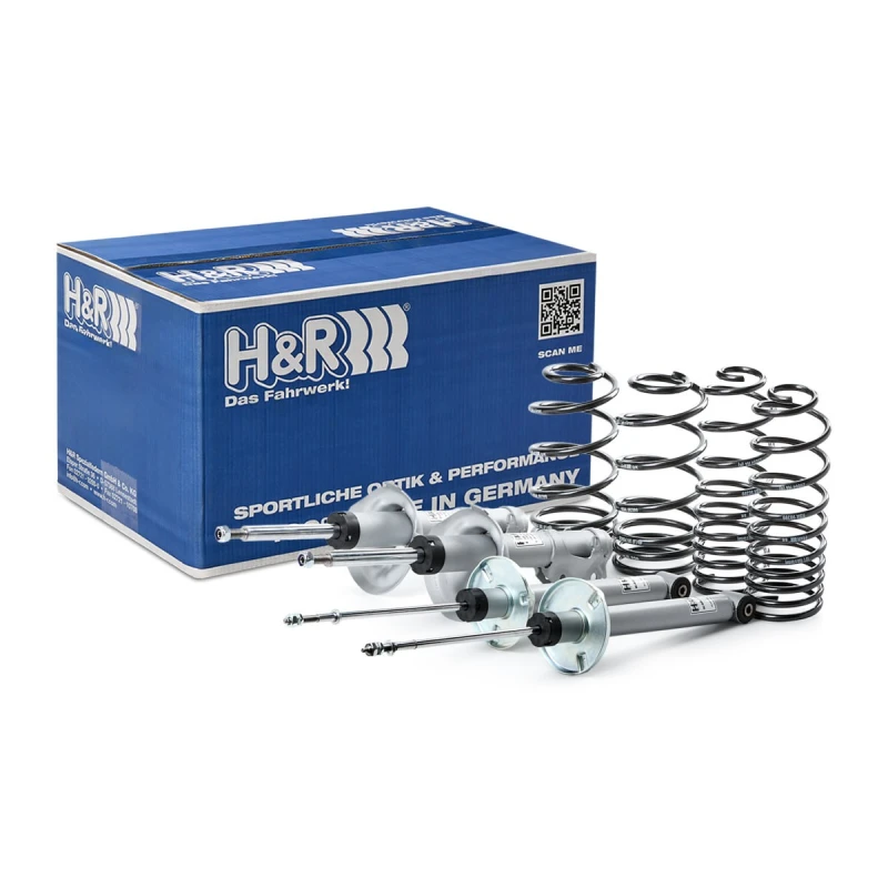 Image of H&R 40864-5 Suspension Kit, coil springs / shock absorbers Cup-Kit Comfort-Suspensions Suspension Kit,coil springs / shock absorbers (190)