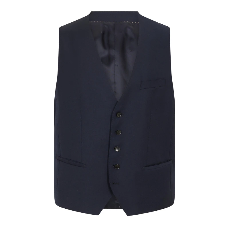 Image of Boss Mens T-Harvers-Vest Blazer Navy male 40 (50)