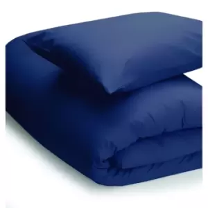 Image of Easy Care Minimum Iron Duvet Cover Single Navy