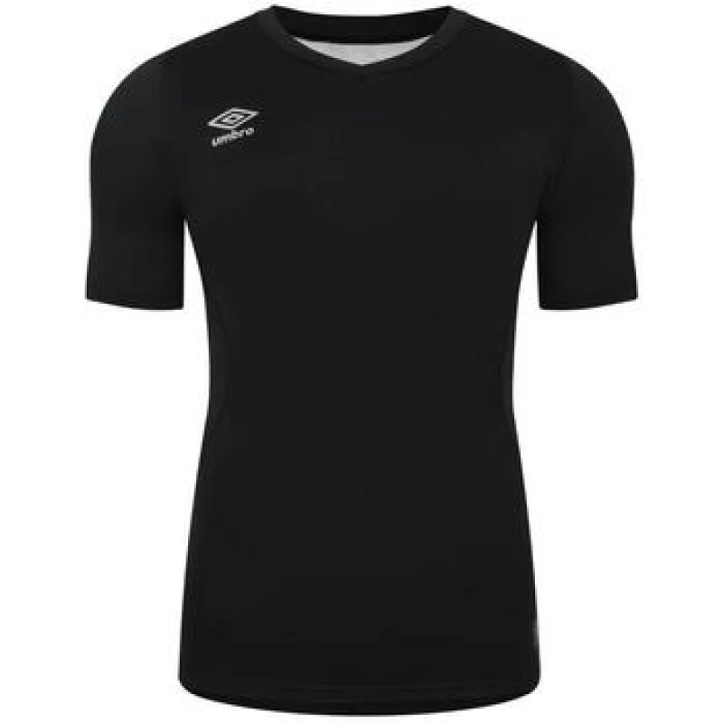 Image of Umbro Umbro Men Elite V Neck Base Layer Top in Black Size: Small Black S Male 5063574158060