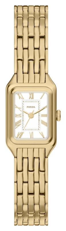 Image of Fossil ES5467 Raquel Mini Three-Hand Quartz (18mm) White Watch