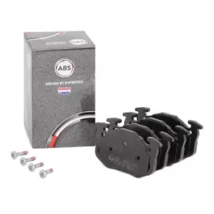 Image of A.B.S. Brake pad set 36580 Brake pads,Brake pad set, disc brake RENAULT,PEUGEOT,CITROEN,CLIO II (BB0/1/2_, CB0/1/2_),MEGANE I (BA0/1_)