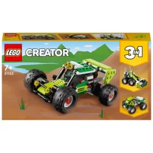 LEGO Creator: 3in1 Off-road Buggy, Digger, Toy Car Set (31123)