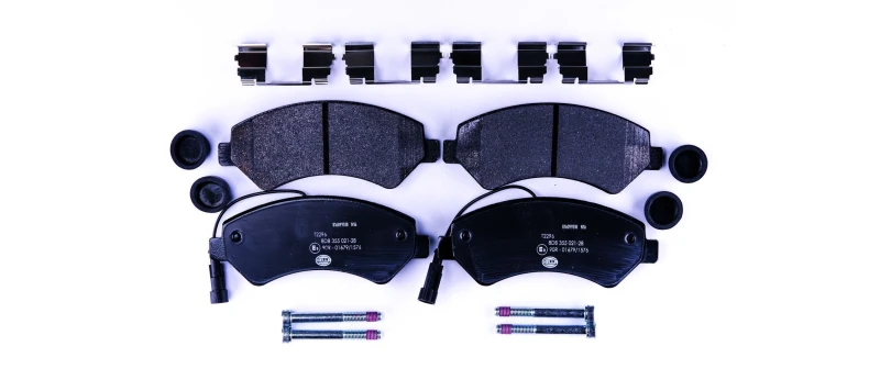 Image of HELLA Brake pad set HELLA 8DB 355 021-281