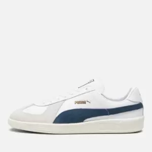 Puma Mens Army Trainers - Puma White/Warm White/Dark Night - UK 8