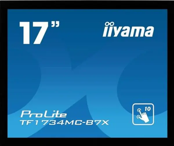 image of iiyama ProLite TF1734MC-B7X Touch Screen monitor 43.2cm (17") 1280 x 1024 pixels Multi-touch Black