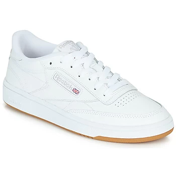 image of Reebok Classic CLUB C 85 womens Shoes Trainers in White,8,2.5,7,4.5,5.5