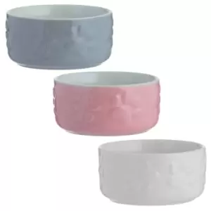 image of Mason Cash Colour Mix Assorted Pet Bowls 8cm