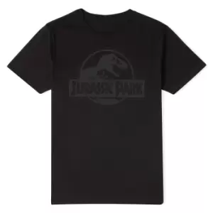 Image of Jurassic Park Monochrome Mens T-Shirt - Black - 3XL